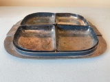 Kishco Silver Plated Serving Tray