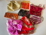 Group of Handbags and Scarves
