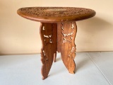 Wooden Carved Side Table