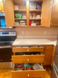 Kitchen Cabinet and Drawer Lot