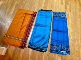 Group of 2 Silk Saree and One Wool Shswl