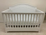 Unused, Wooden Crib and Mattress