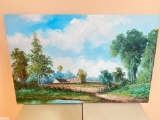 Artist Painted Canvas Wall Art
