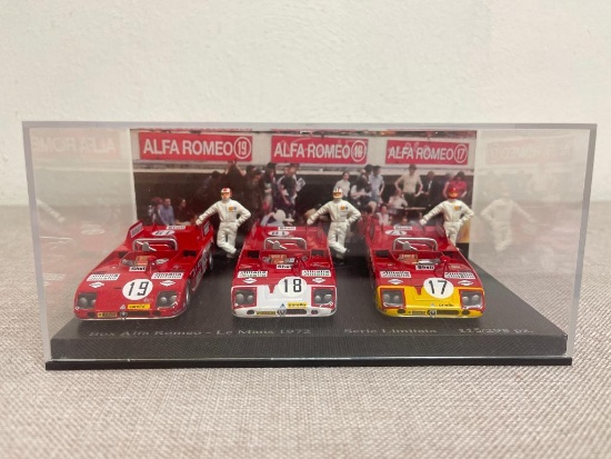 Set of Alfa Romeo - Le Mans 1972 Die Cast Cars