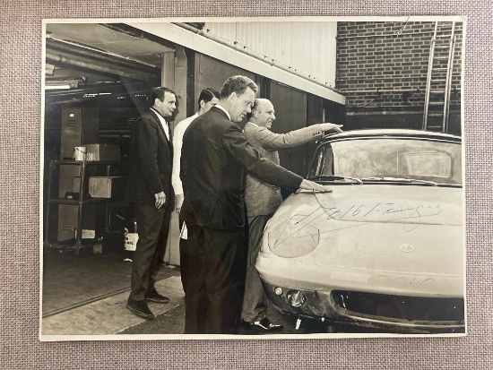 Autographed Juan Manuel Fangio Photograph