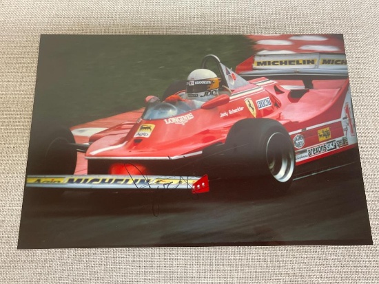 Autographed Photo of Jody Sheckter