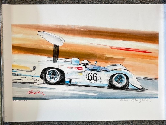 Signed/Numbered Jim Hall Chaparral #66 Porsche Print