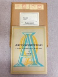 Vintage 1959 Autocourse Review Magazine with Original Mailer