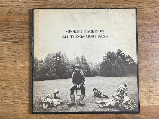 George Harrison, All Things Must Pass 1973 Box Set 3LP W/ Poster