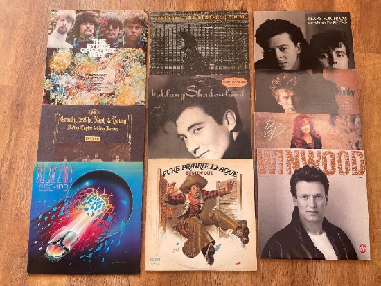 Collection of 10 Vinyl Record Albums