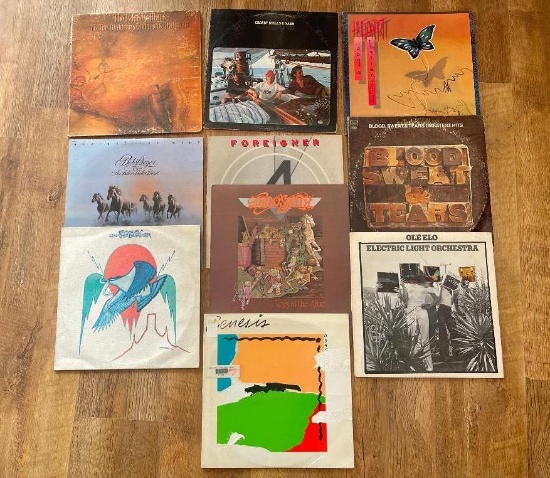 Collection of 10 Vinyl Record Albums