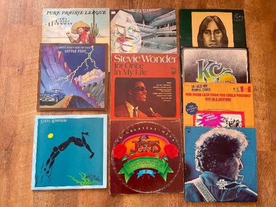 Collection of 10 Vinyl Record Albums