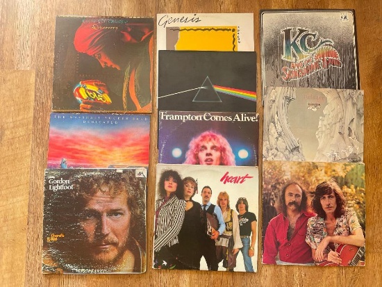 Collection of 10 Vinyl Record Albums