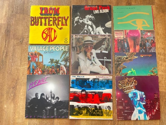 Collection of 10 Vinyl Record Albums