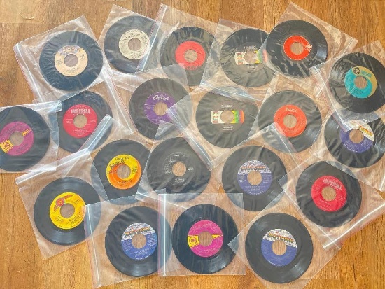 Group of 45 RPM Records