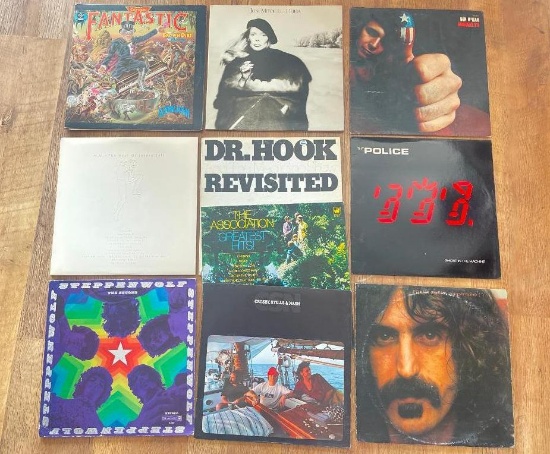Collection of 10 Vinyl Record Albums