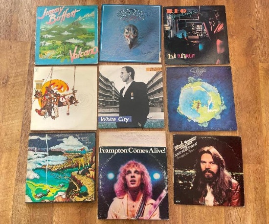 Collection of 10 Vinyl Record Albums