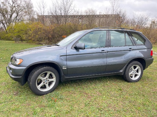 2002 BMW X5 Multipurpose Vehicle (MPV), VIN # 5UXFA53572LV70458