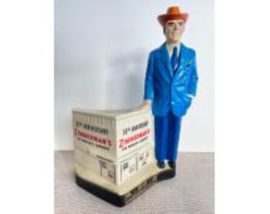 Online Only Auction Decanters, Records, Models