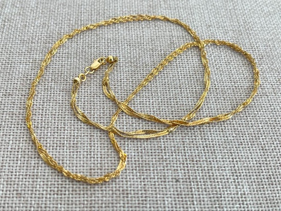 18K Gold Necklace