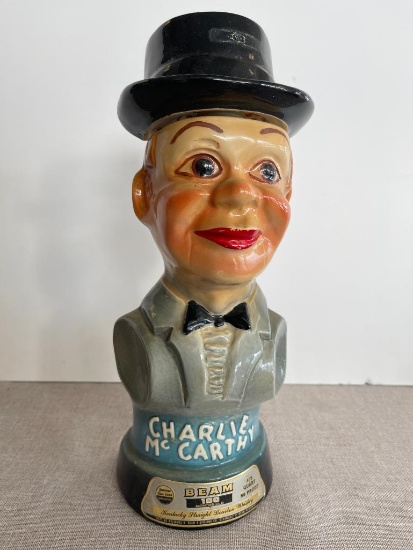 Charlie McCarthy Bust Decanter