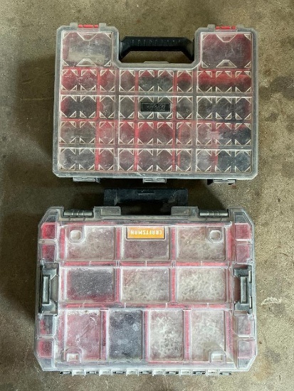 Pair of Plastic Craftsman Garage Organizers