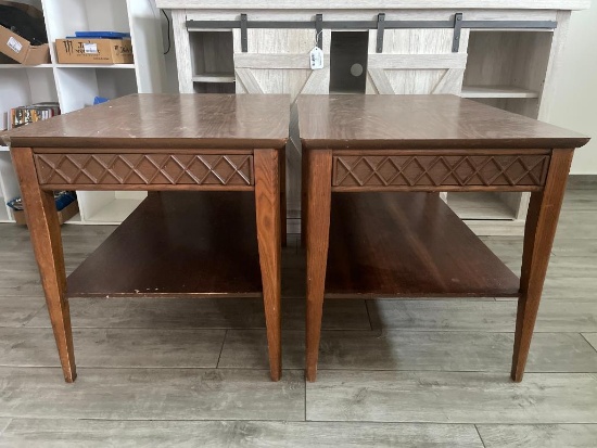 Pair of Vintage End Tables