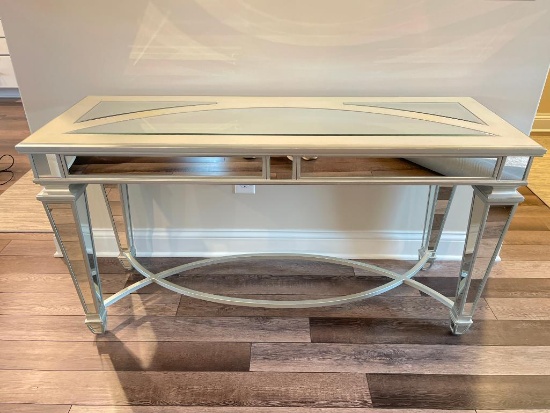 Mirrored Console/Entry Table
