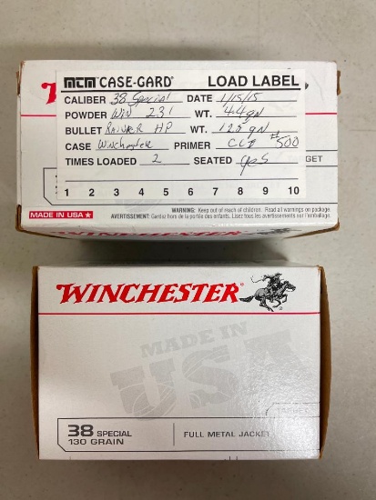 Group of 38 Special Ammunition Rounds