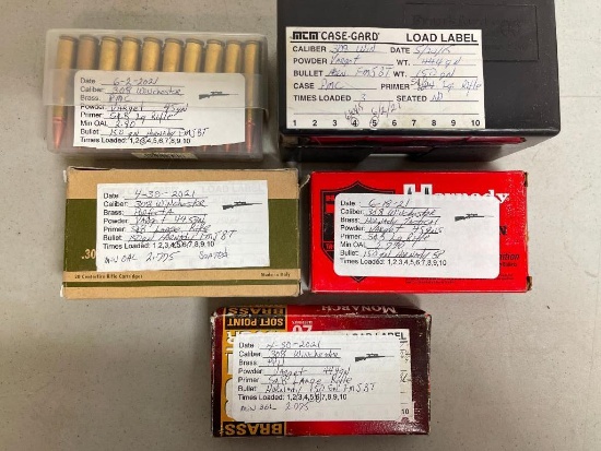 Group of 308 Ammunition Rounds