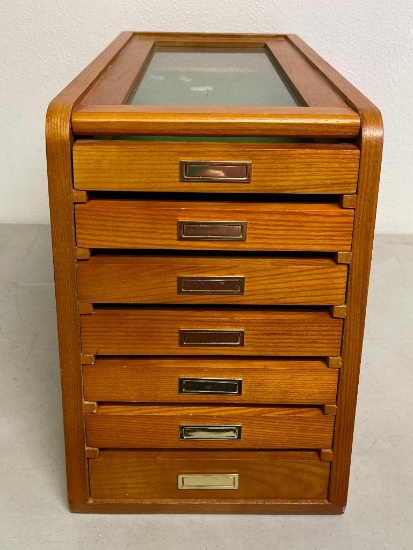 Display Case with Drawers