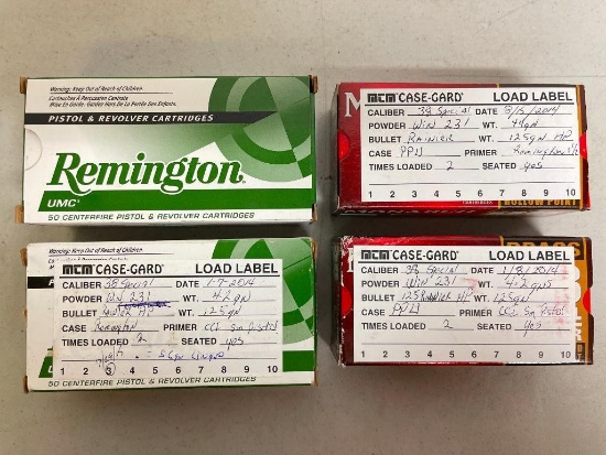 Group of 38 Special Ammunition Rounds