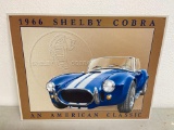 Thin Metal Sign - Shelby Cobra