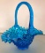 Vintage Fenton Glass Basket