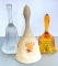 Group of 3 Glass Bells