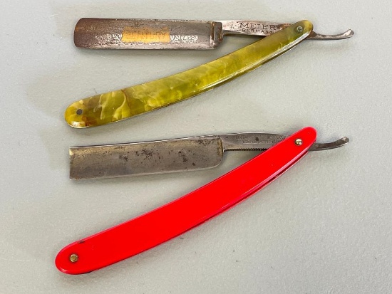 Pair of Vintage Straight Razors