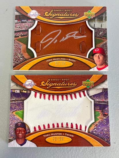 Pair of 2007 Upper Deck Sweet Beginnings Baseball Cards