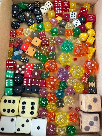 Large Group of Dice