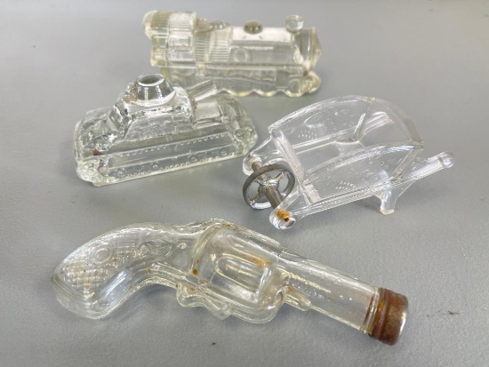 Group of Vintage Glass Candy Holders