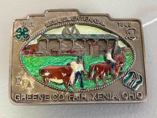 Greene County Fair Belt Buckle