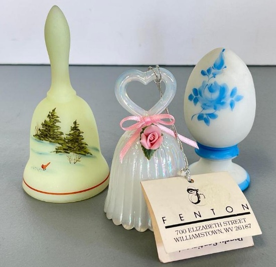 Group of 3 Vintage Bells / Egg