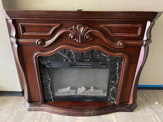Fireplace Heater with Mantle