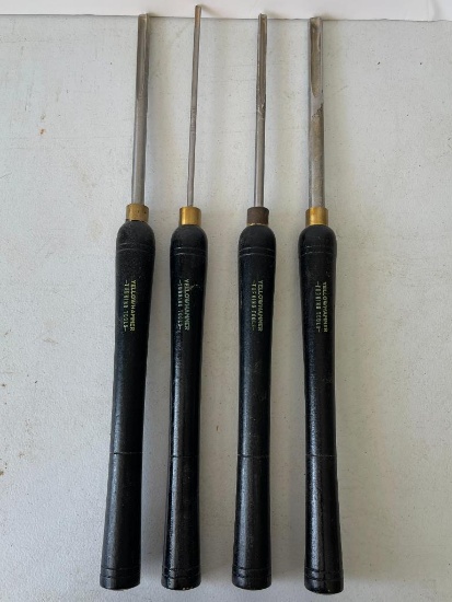 Set of Yellow Hammer Turning Tools