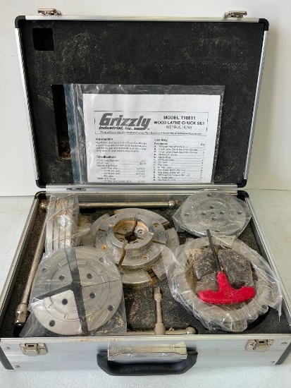 Grizzly Wood Lathe Chuck Set