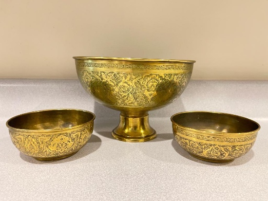 Group of Brass Bowls