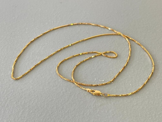 14K Gold Necklace - 4.7 grams