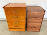 Pair of 2 Drawer Filing Cabinets