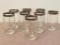 Set of 8 Vintage Juice Glasses