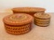 Group of Siberian Birch Bark Boxes