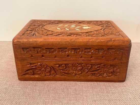 Carved Wooden Box